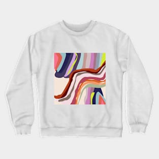 Id, Ego and Superego abstract and colorful Crewneck Sweatshirt